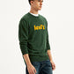 Men's Brand Logo Green Crew Neck Sweater - cc74e39f-df58-4da3-8010-81296b21ae05 View