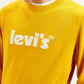 Men's Brand Logo Yellow Crew Neck Sweater - 1c58574e-55cf-422d-b27c-1bc28ca74478 View