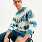 Men's Tie-Dye Crew Neck Sweater - 62c07987-ddd8-4373-ad8c-2c6c5b6fac1b View