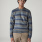 Men's Striped Regular Fit Jersey Sweater - Front View