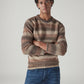 Men's Striped Regular Fit Jersey Sweater - Styleshot View