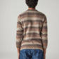 Men's Striped Regular Fit Jersey Sweater - Back View