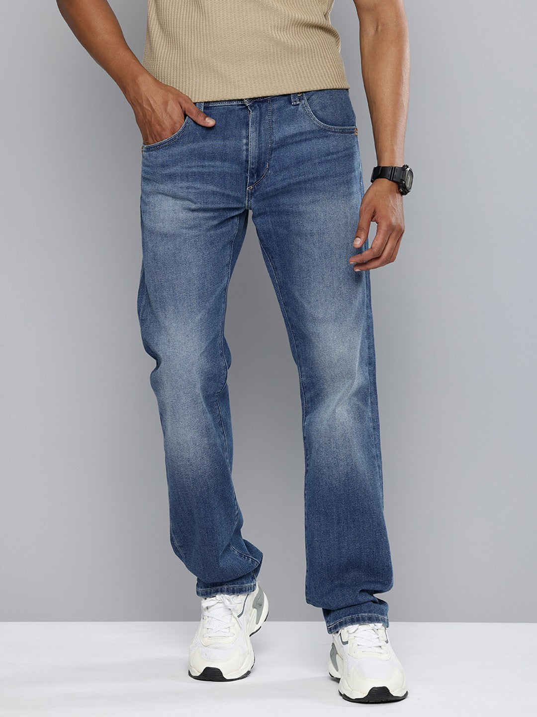 Men's 513 Slim Straight Fit Blue Jeans