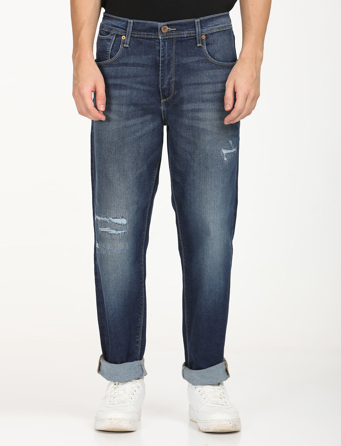 Men's 511 Blue Slim Fit Mid Rise Jeans