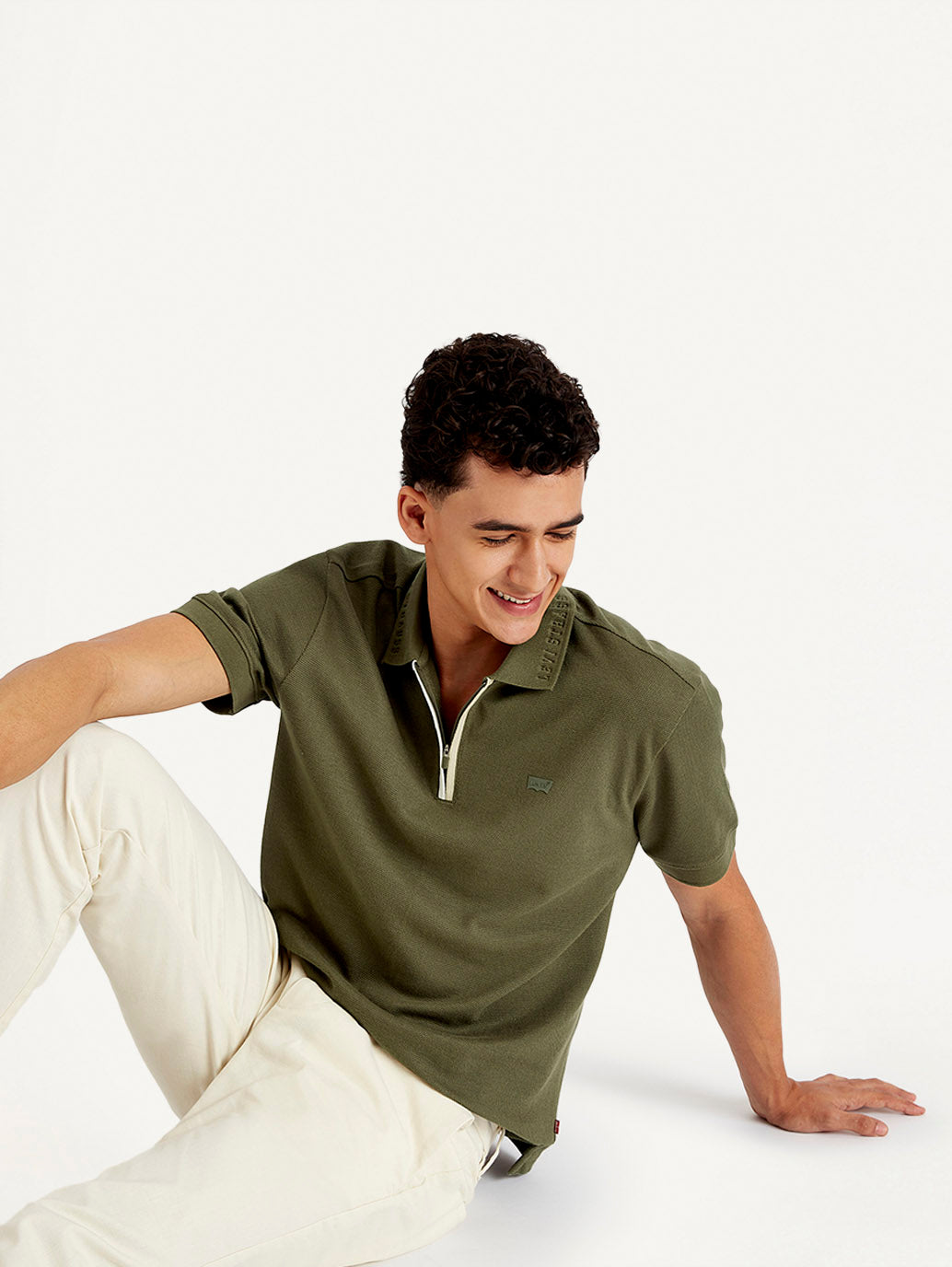Men's Solid Slim Fit Polo T-Shirt - df43cc10-8a65-4e0a-848c-d8eb88bba1a0 View