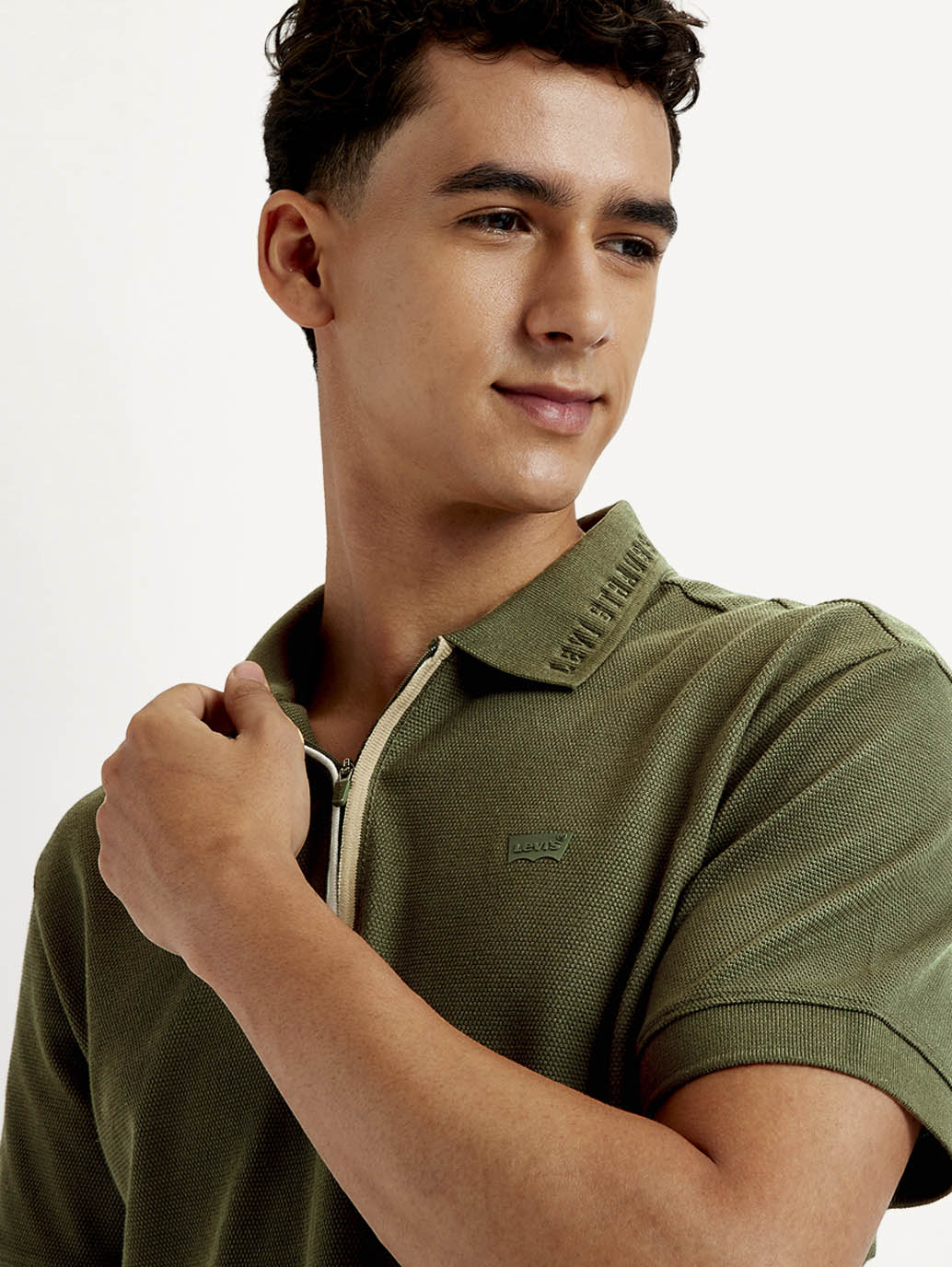Men's Solid Slim Fit Polo T-Shirt - 761e188e-2234-4995-a294-d34930935797 View