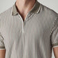 Men's Striped Regular Fit Polo T-shirt - 20 View