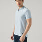 Men's Striped Regular Fit Polo T-shirt - Side View