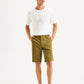 Men's Brown Tapered Chino Shorts