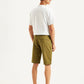 Men's Brown Tapered Chino Shorts