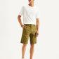 Men's Brown Tapered Chino Shorts