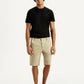 Men's 541 Khaki Tapered Fit Mid Rise Shorts - Front View