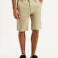 Men's 541 Khaki Tapered Fit Mid Rise Shorts - Front View