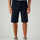 Men's 541 Navy Tapered Fit Mid Rise Shorts - Front View