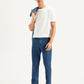 Men's Blue Tapered Fit Mid Rise Jeans - 9ee2cdfd-22f1-4c5a-a96c-48eb7ebd6d0c View
