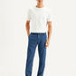 Men's Blue Tapered Fit Mid Rise Jeans - 983df21d-18db-458e-a2ca-5e4409724aa5 View