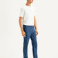 Men's Blue Tapered Fit Mid Rise Jeans - 28420c5e-4aed-4af5-b979-a553527201fe View
