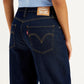 Women's Navy Blue Mile High Wide Leg Fit High Rise Jeans - 5fc64960-6a90-4365-aeba-89610219ed0f View