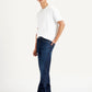 Men's 513 Navy Blue Slim Straight Fit Mid Rise Jeans - fc3fbdcf-d24f-4418-9653-5c5bc9361398 View