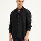 Men's Redloop Solid Slim Fit Shirt - Front View