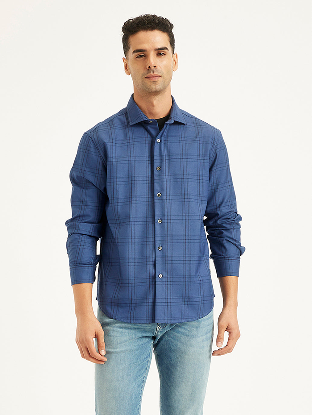 Men's Checkered Slim Fit Shirt