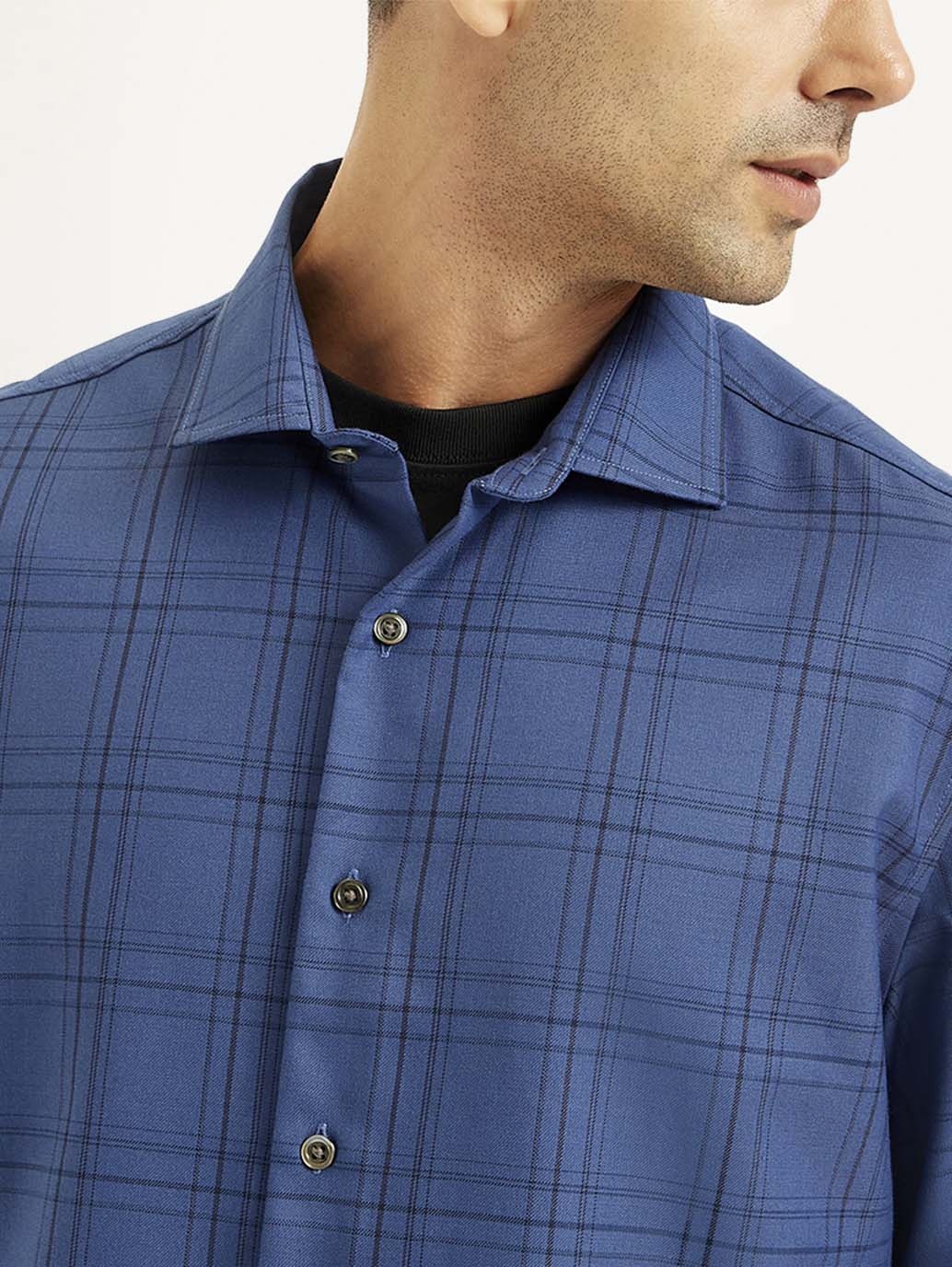 Men's Checkered Slim Fit Shirt