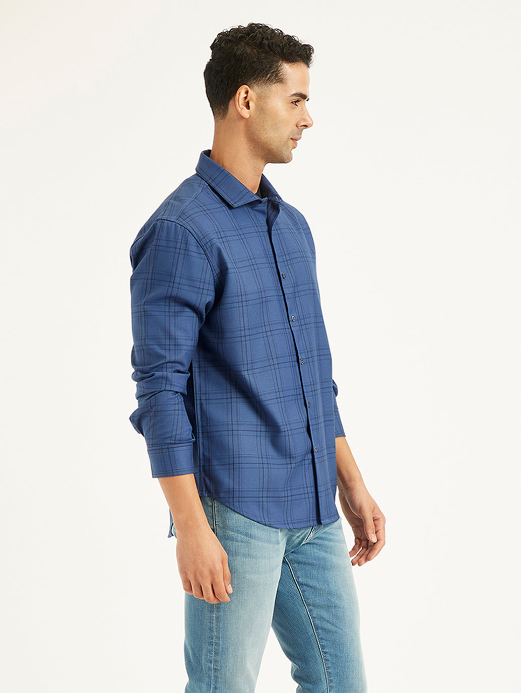 Men's Checkered Slim Fit Shirt