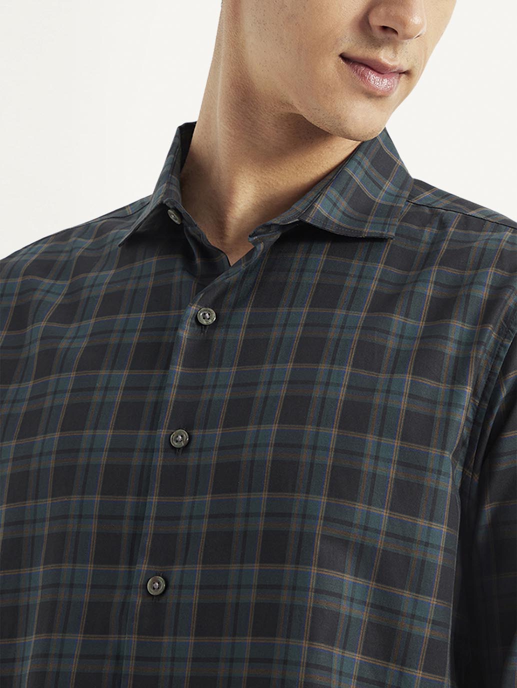 Men's Redloop Checkered Slim Fit Shirt - f0548cca-f016-472a-b711-053a337ccf99 View