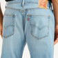 Men's 505 Light Blue Straight Fit Mid Rise Jeans - 44f6bf13-f2e0-42c4-a763-e9e0799d0ce1 View