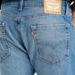 Men's 505 Solid Blue Jeans