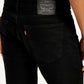 Men's 505 Black Straight Fit Mid Rise Jeans - e8b99d70-f381-48b4-bafd-09d872b6c0ef View