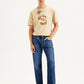 Men's 505 Blue Straight Fit Mid Rise Jeans - Styleshot View