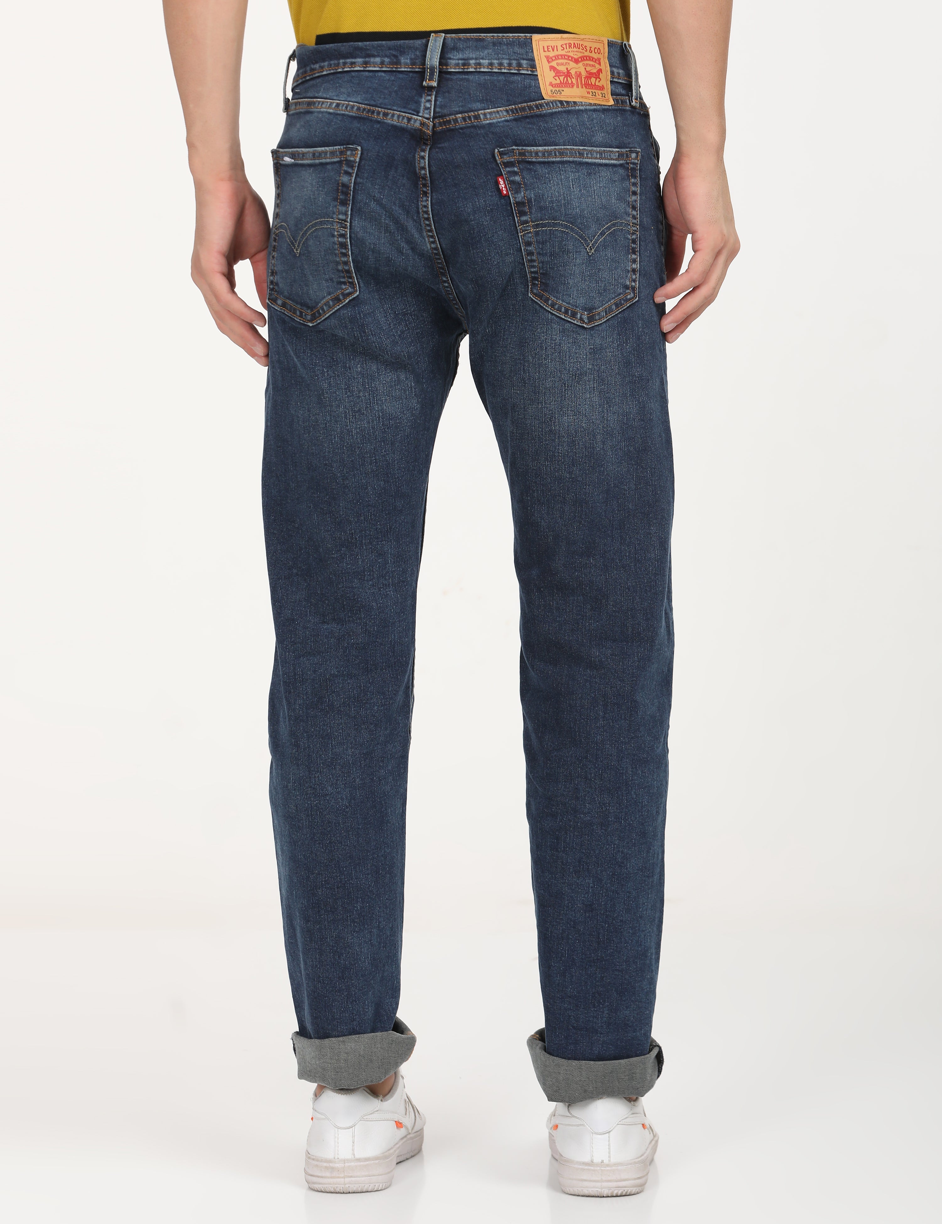 Levi's Red Collection Japan Exclusive 505 Denim Jeans Men's Waist 30 online by 32 Blue