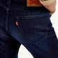 Men's 505 Straight Fit Navy Jeans