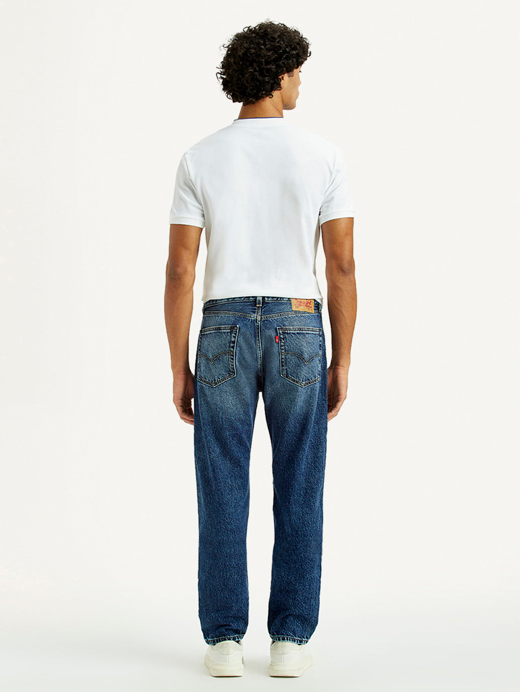 Men's 505 Indigo Straight Fit Mid Rise Jeans - Back View