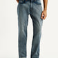 Men's Tinted 505 Dark Indigo Straight Fit Mid Rise Jeans - Front View