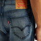Men's Tinted 505 Dark Indigo Straight Fit Mid Rise Jeans - Detail View