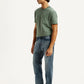 Men's Tinted 505 Dark Indigo Straight Fit Mid Rise Jeans - Side View