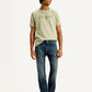 Men's Tinted 505 Med Indigo Straight Fit Mid Rise Jeans - Elevated View