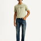 Men's Tinted 505 Med Indigo Straight Fit Mid Rise Jeans - Front View