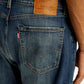 Men's Tinted 505 Med Indigo Straight Fit Mid Rise Jeans - Detail View