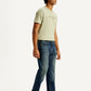 Men's Tinted 505 Med Indigo Straight Fit Mid Rise Jeans - Side View