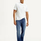 Men's 505 Light Indigo Straight Fit Mid Rise Linen Jeans - Styleshot View