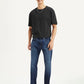 Men's 505 Blue Straight Fit Mid Rise Jeans - Styleshot View