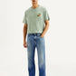 Men's 505 Blue Straight Fit Mid Rise Jeans - Front View