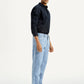 Men's 505 Light Indigo Straight Fit Mid Rise Jeans - Side View