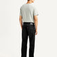 Men's 505 Black Straight Fit Mid Rise Jeans - Back View
