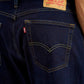 Men's 505 Navy Blue Straight Fit Mid Rise Jeans - Detail View
