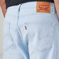 Men's 505 Light Blue Straight Fit Mid Rise Jeans - Detail View