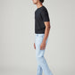 Men's 505 Light Blue Straight Fit Mid Rise Jeans - Side View